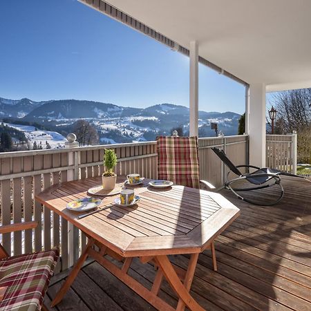 Haus "Bergblick" Ferienwohnung Falken Mit 1 Schlafzimmer Оберштауфен Экстерьер фото
